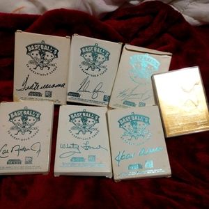23k gold collector baseball cards